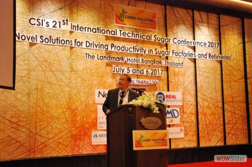 24th International Technical Sugar Conference 2018, Bangkok, Thailand